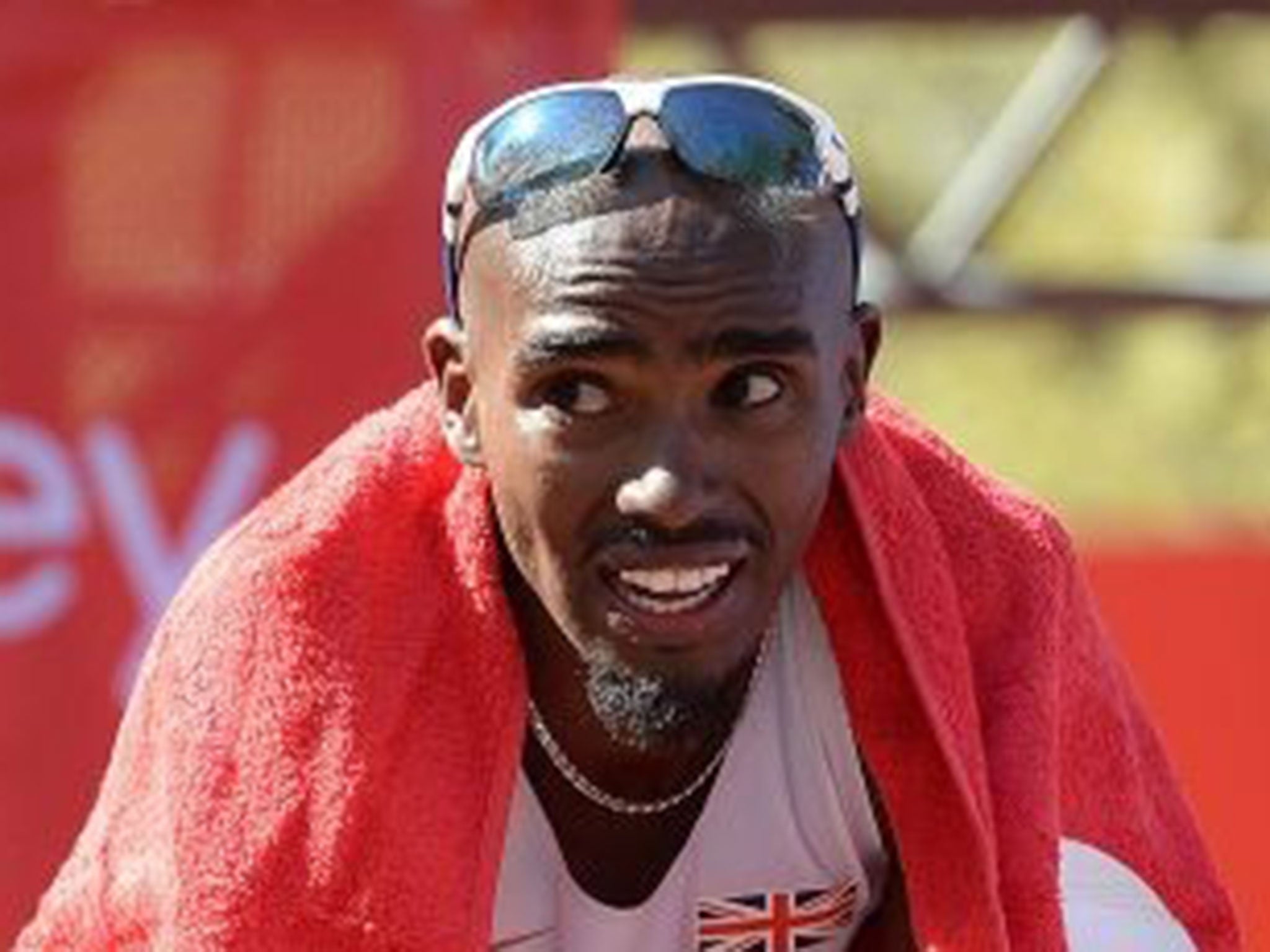 Mo Farah prepares to race at the Diamond League meeting this weekend