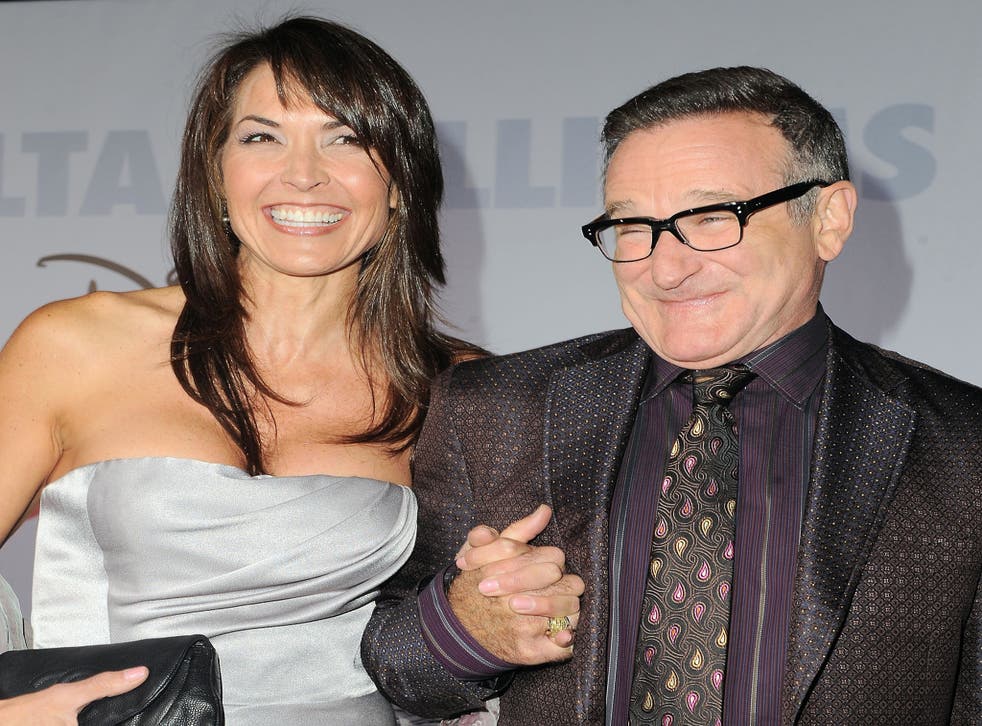 Robin Williams and his wife Susan Schneider at the premiere of "Old Dogs" in Los Angeles on 9 November 2009