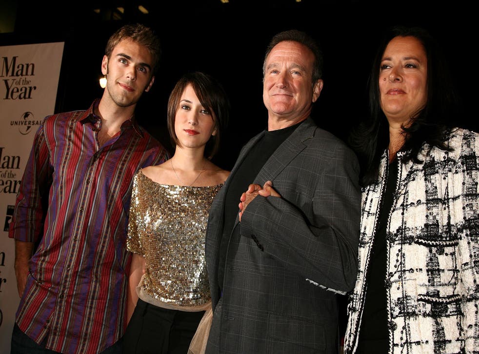 Cody and Zelda Williams, Robin Williams and his ex-wife, Marsha Garces