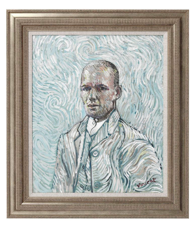 Arjen Robben in the style of Vincent Van Gogh’s Self Portrait
