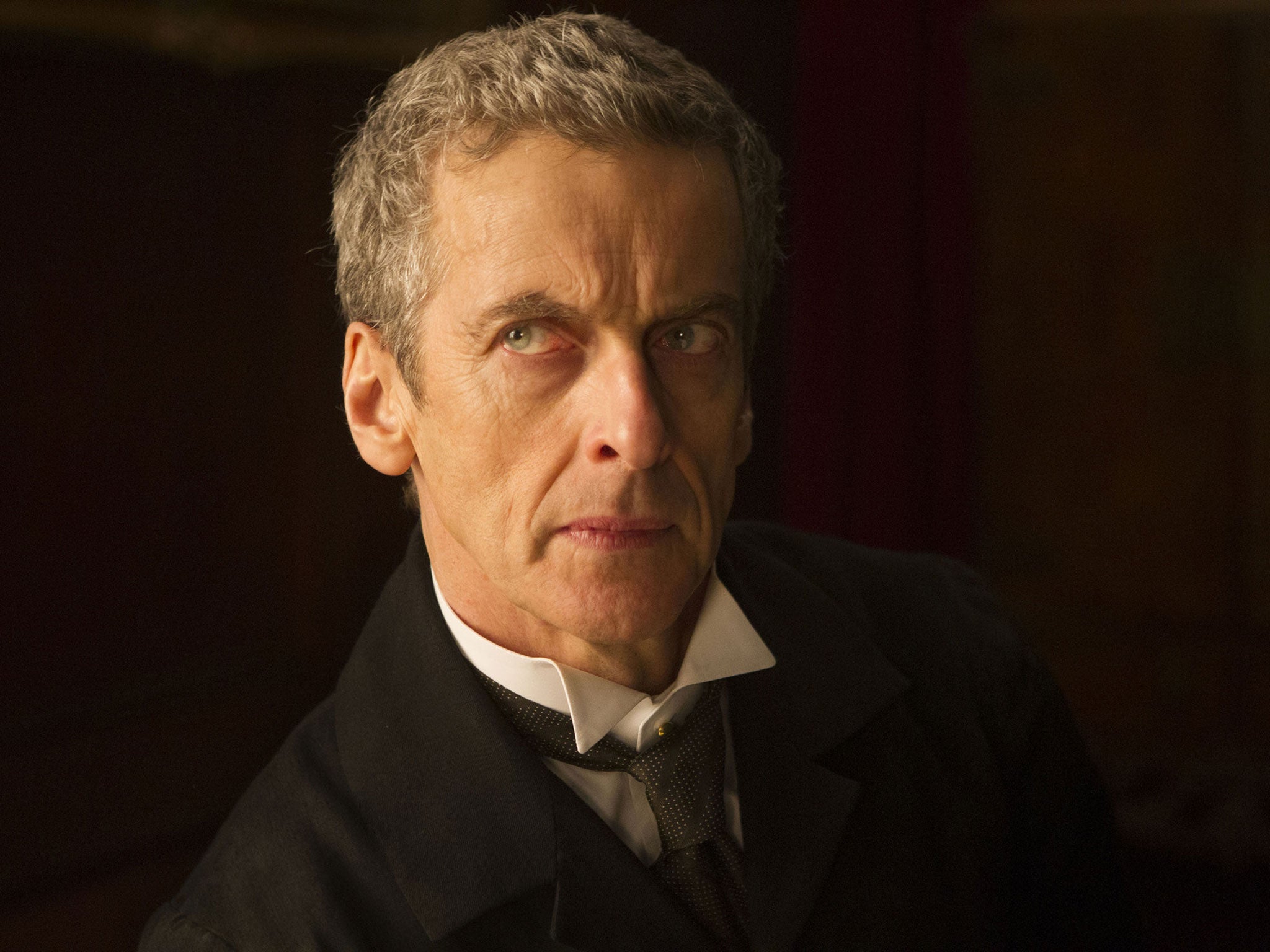 Peter Capaldi as the twelfth incarnation of the Doctor in 'Deep Breath'