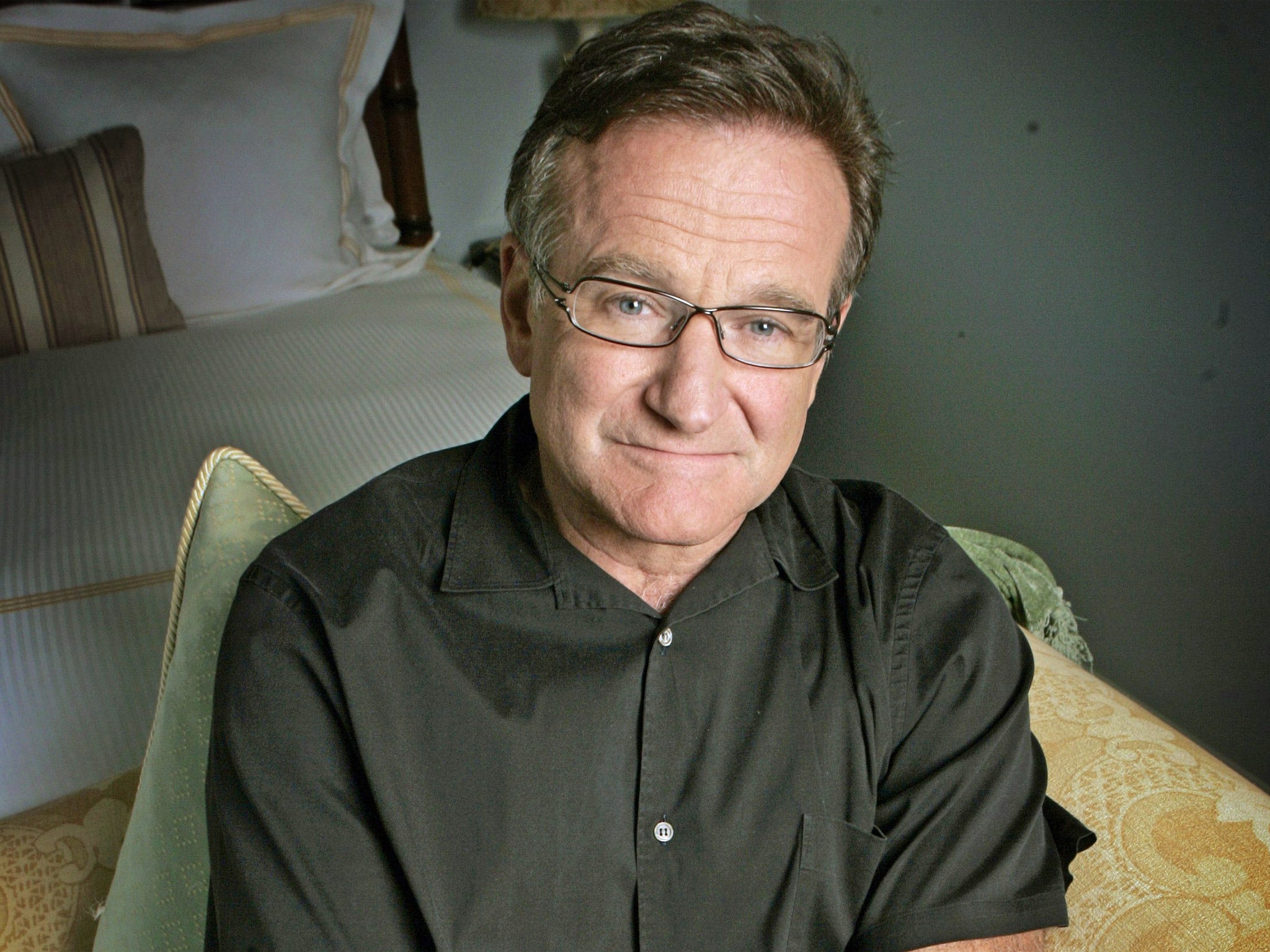 Robin Williams in California in 2007, to promote his film ‘License To Wed’