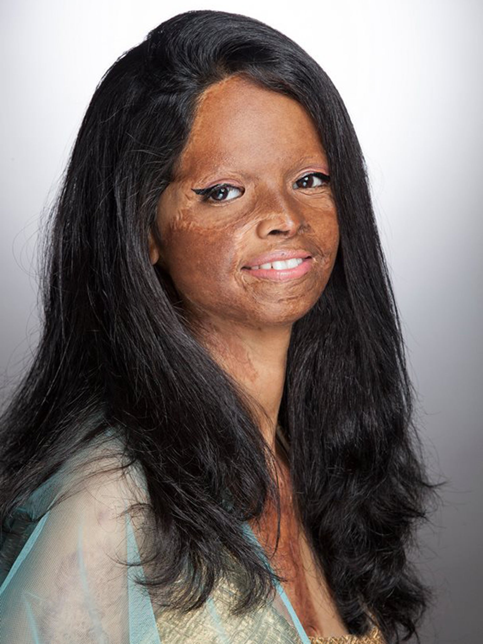 Acid attack survivors in India model new clothing range for powerful ...