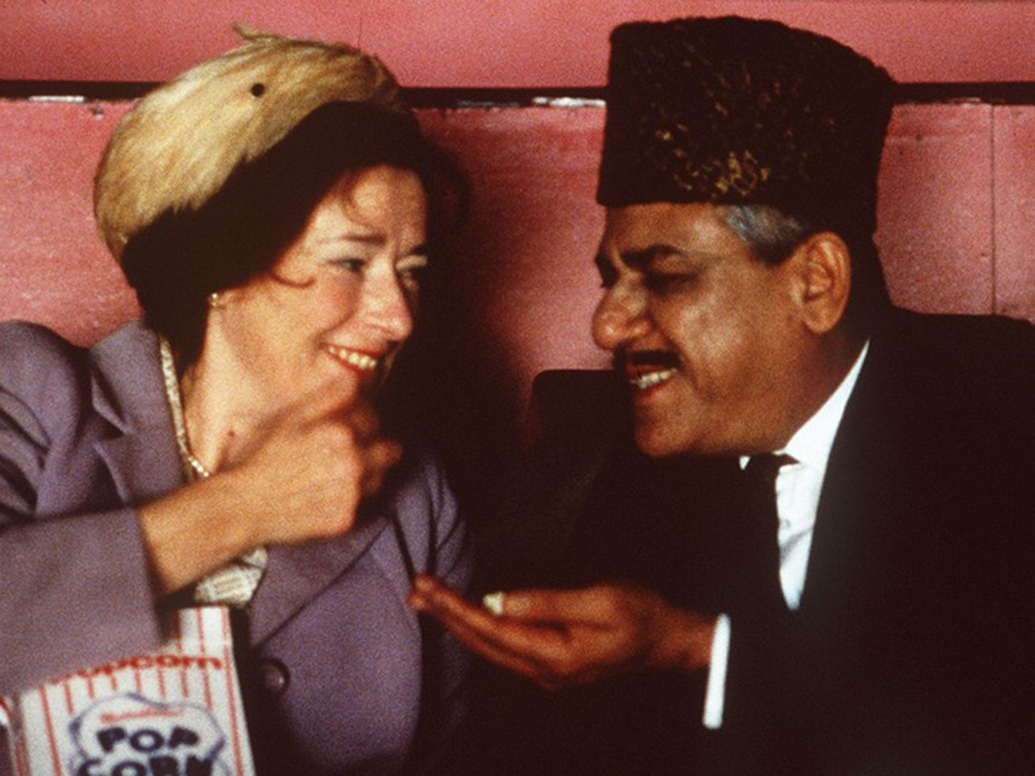 Linda Bassett and Om Puir in the film version of East Is East