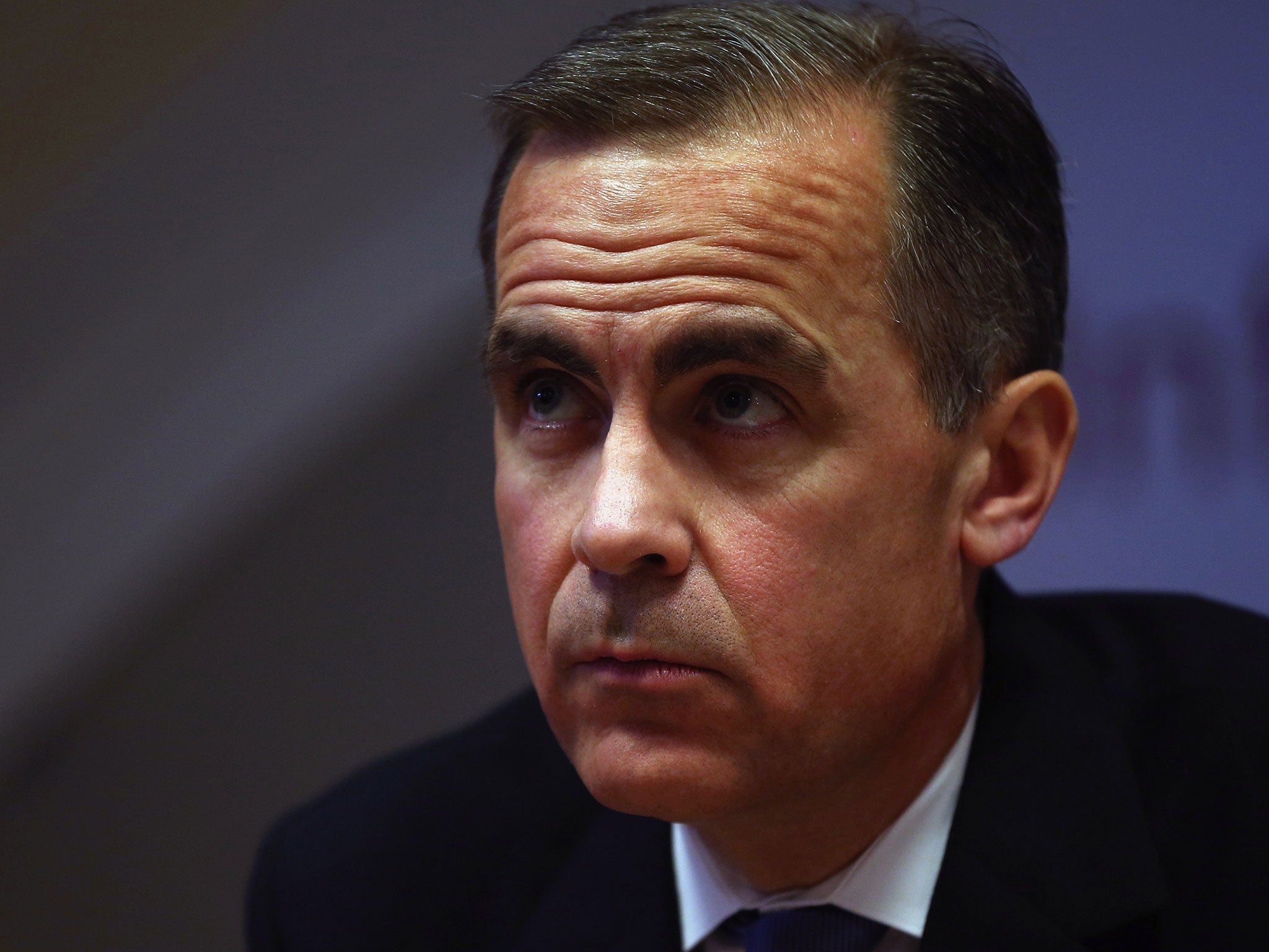 Governor of the Bank of England Mark Carney speaks during the bank's inflation report news conference in London