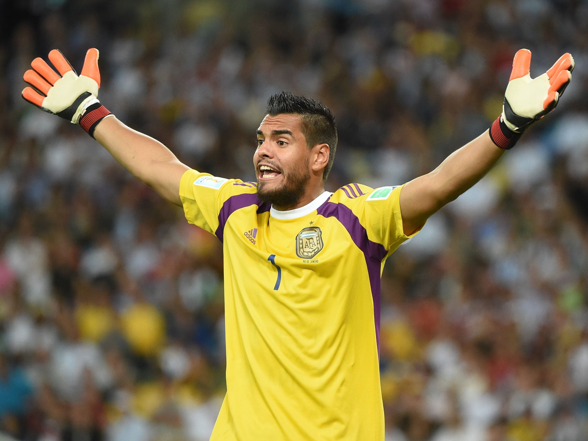 Sergio Romero could be a transfer target for Liverpool