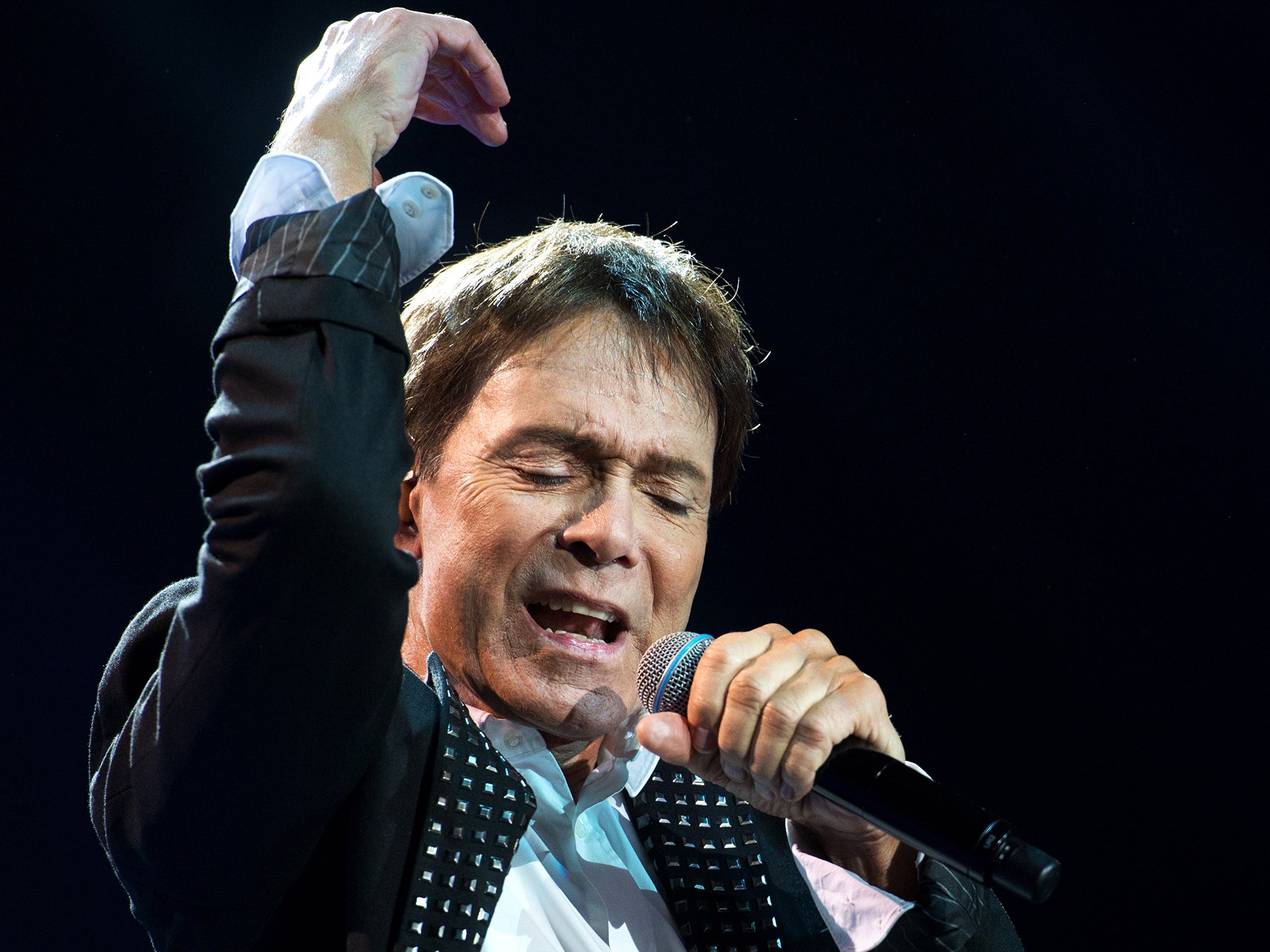 Cliff Richard performs at the Ziggo Dome in Amsterdam on 17 May 2014