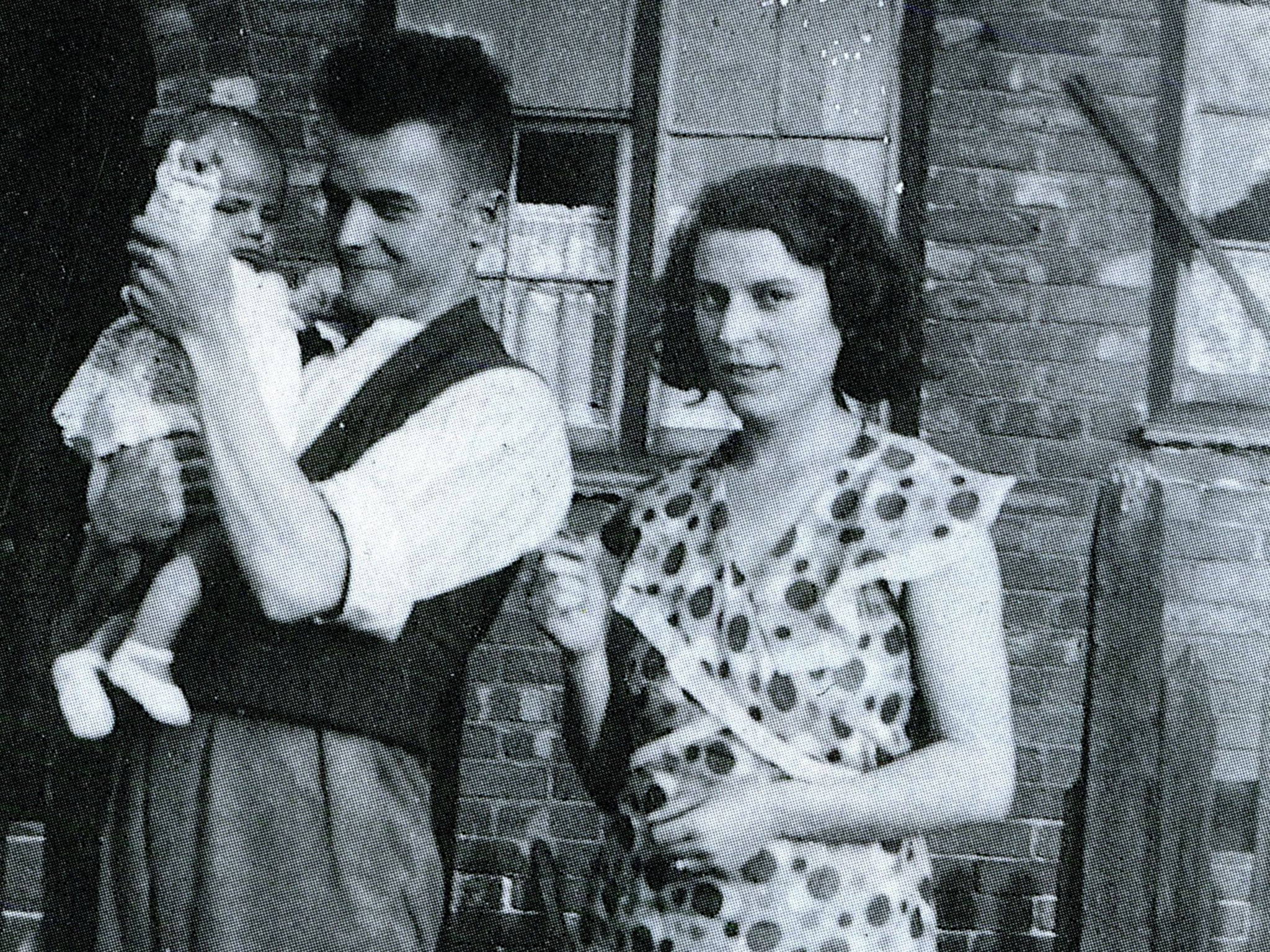 Baby soon to be a boomer: a young Brian Blessed with his parents, William and Hilda