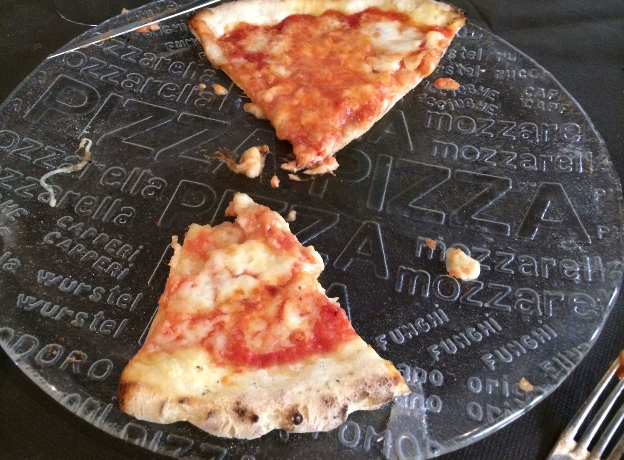 Gluten-free pizza wasn’t as hard to find as the family had feared (Lauren Barack)