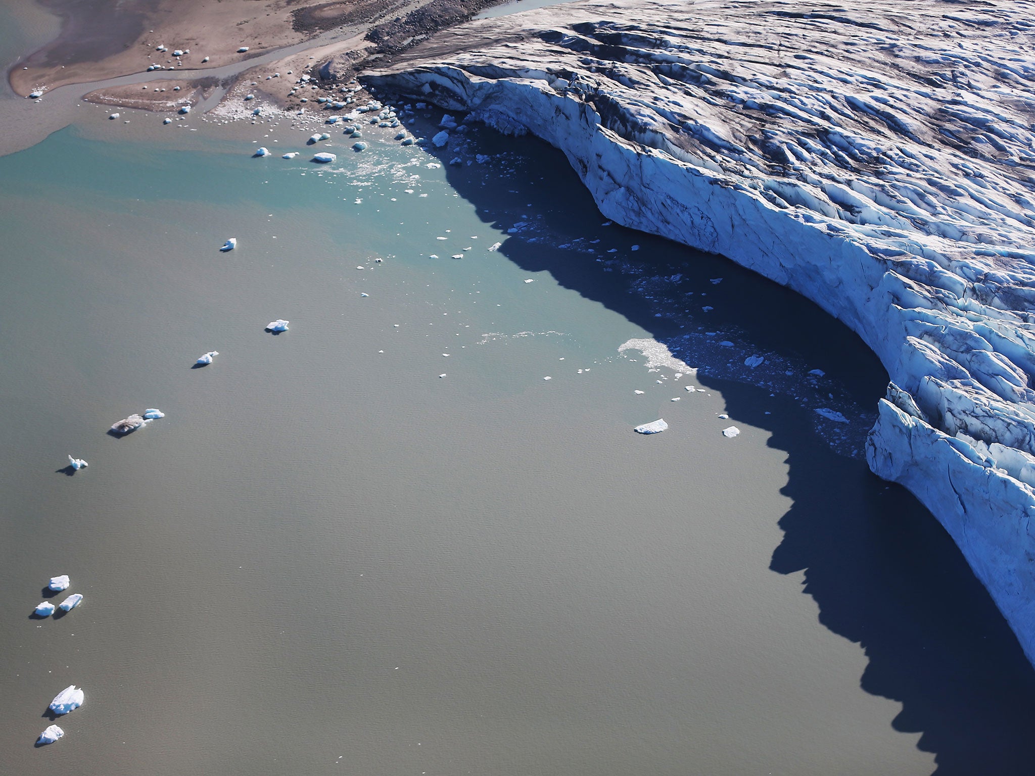Research has found that two thirds of the current rate of glacial melting is due to human influences on the climate