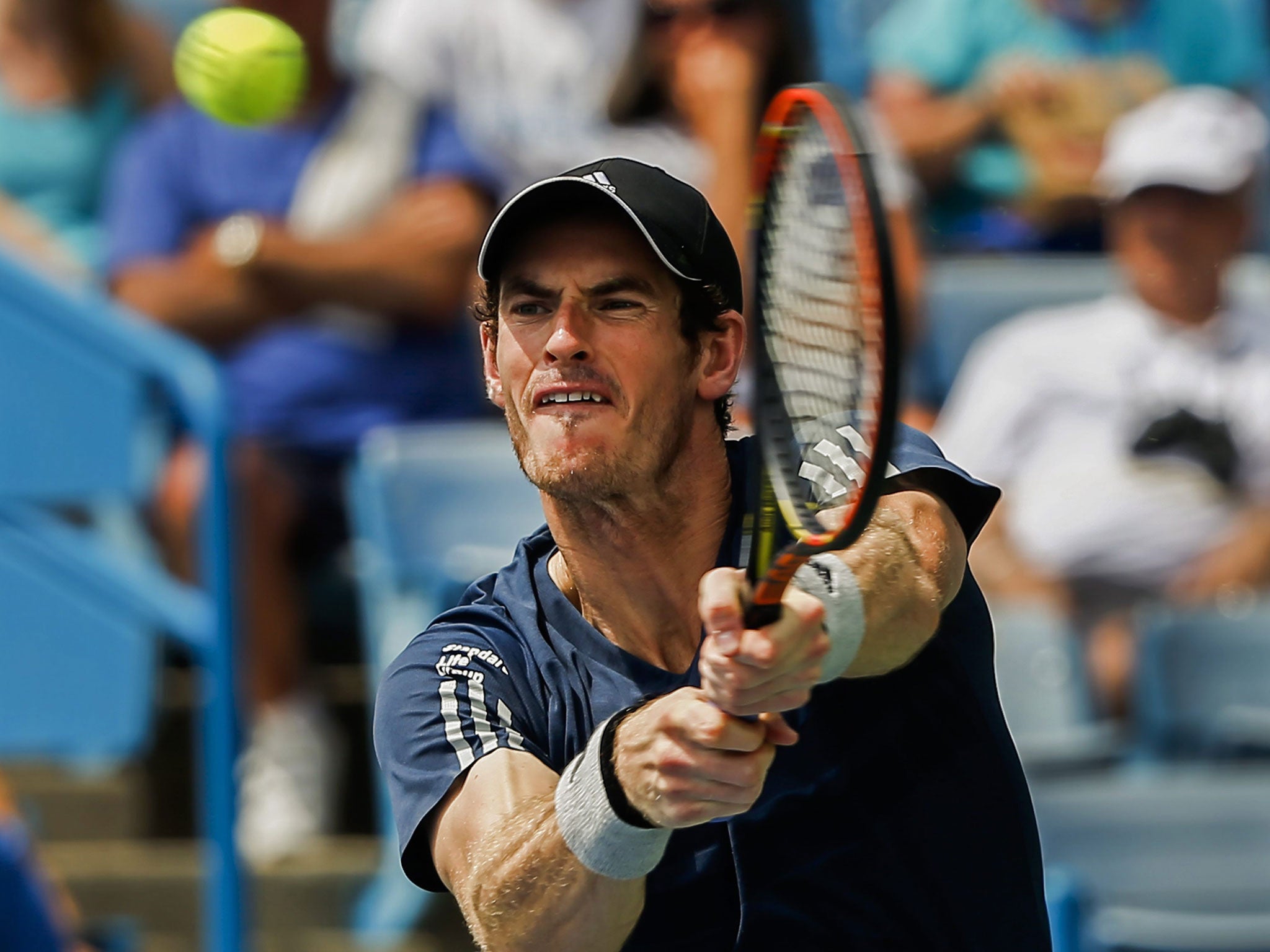 Andy Murray had to save two match points to beat John Isner