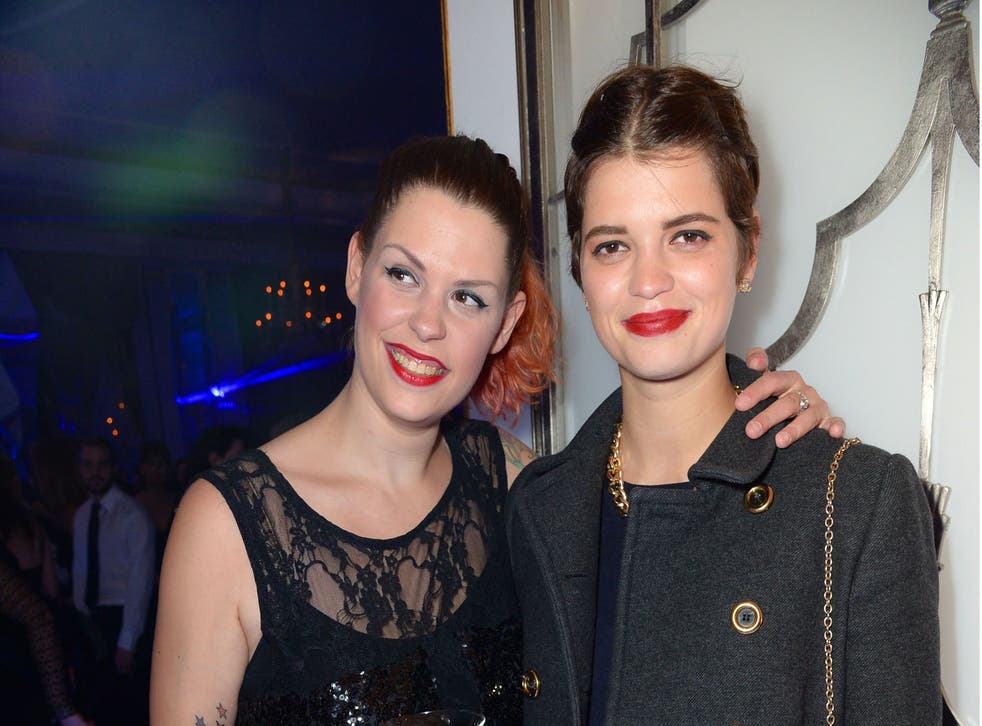 Fifi Geldof (left) with her sister Pixie at an event in 2013