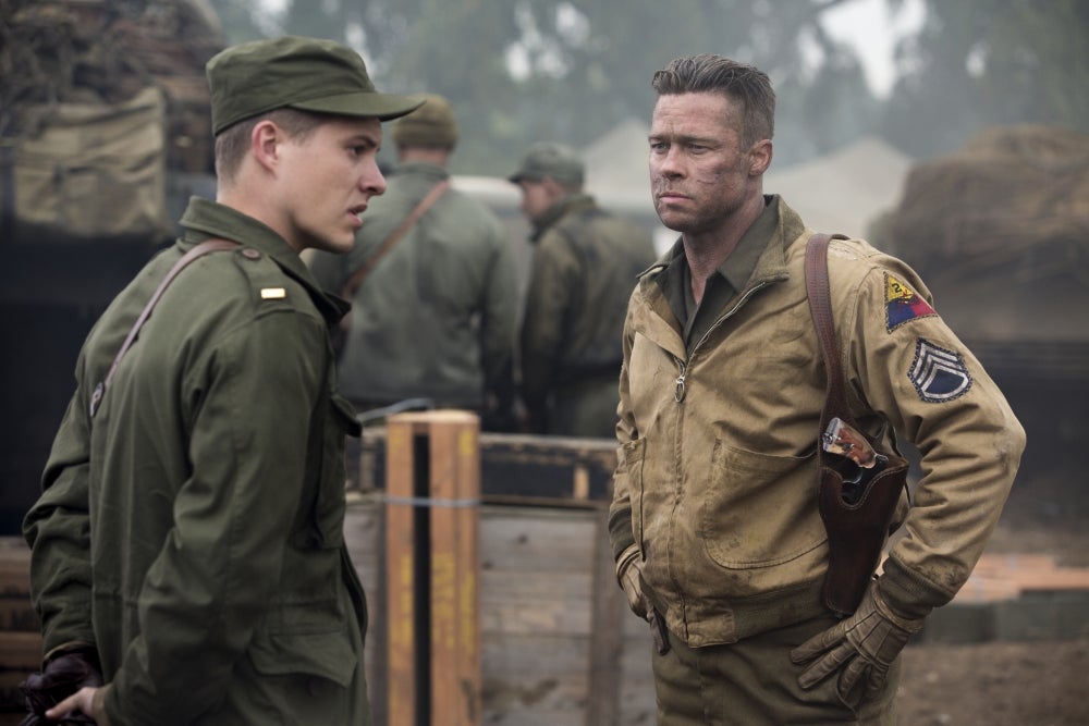 Brad Pitt stars in David Ayer's World War II drama Fury