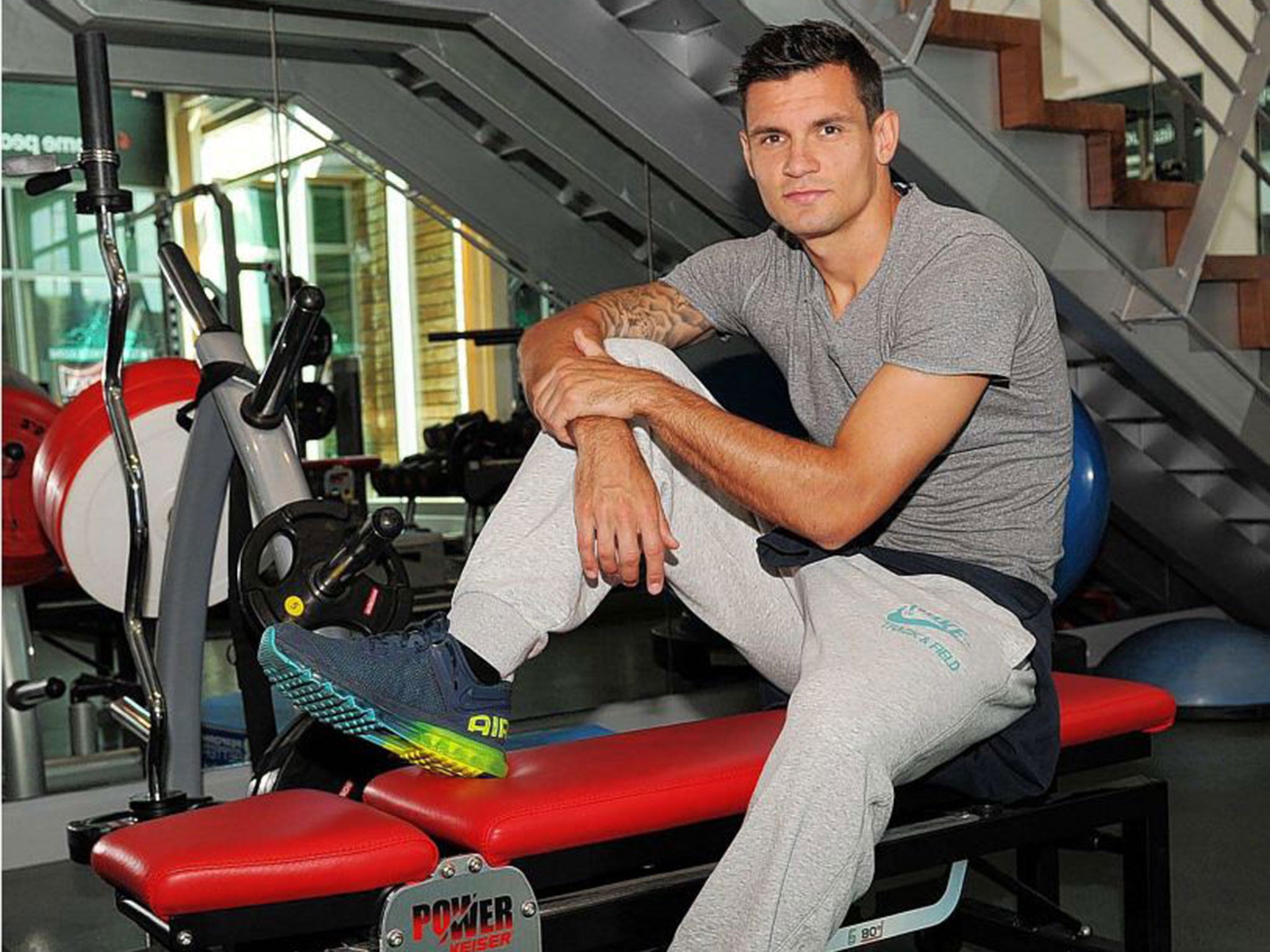 Dejan Lovren at Liverpool’s Melwood training ground. The defender feels that moving to Anfield was his destiny 