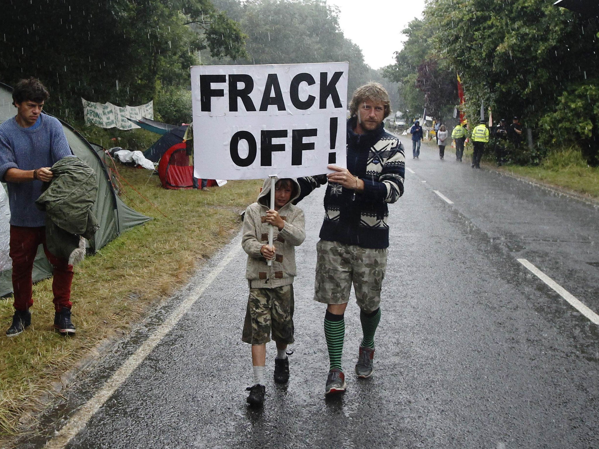 More than 1,000 opponents of fracking are expected to set up camp on the meadows off Preston New Road in Lancashire’s Fylde