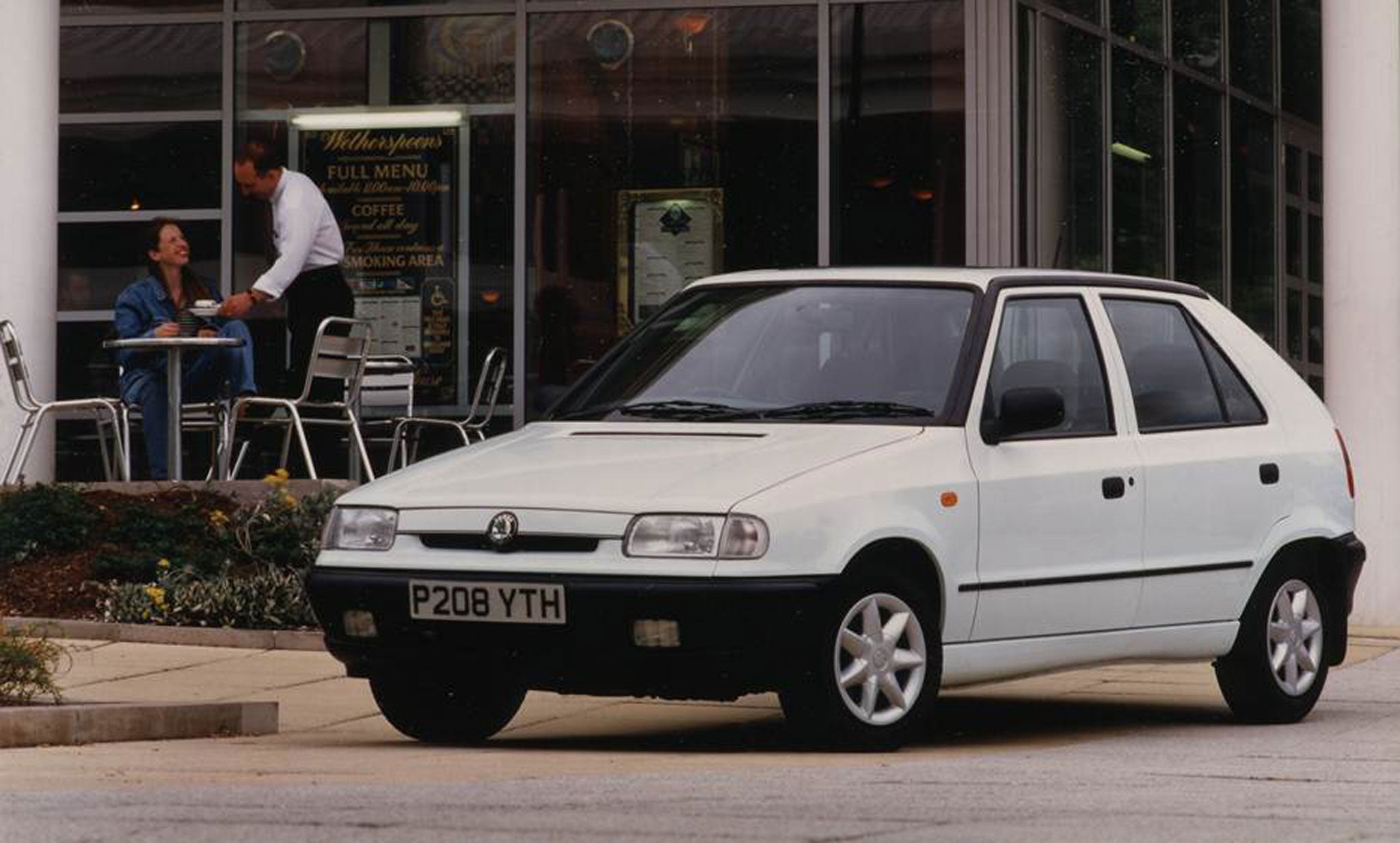 Retro character: The Skoda Felicia isn't pretty to look at but is certainly practical