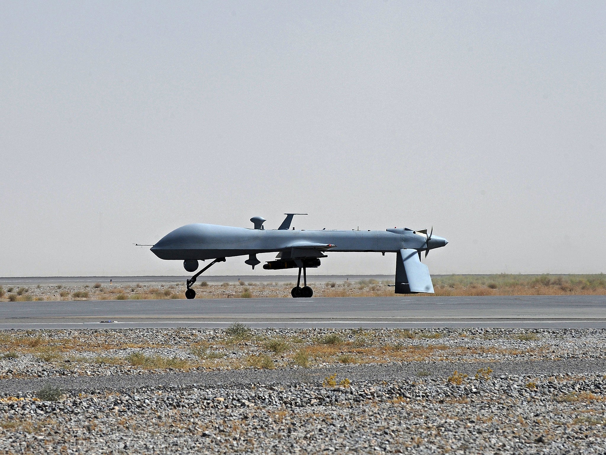 The drone strikes followed reports that civilians were being attacked by insurgents