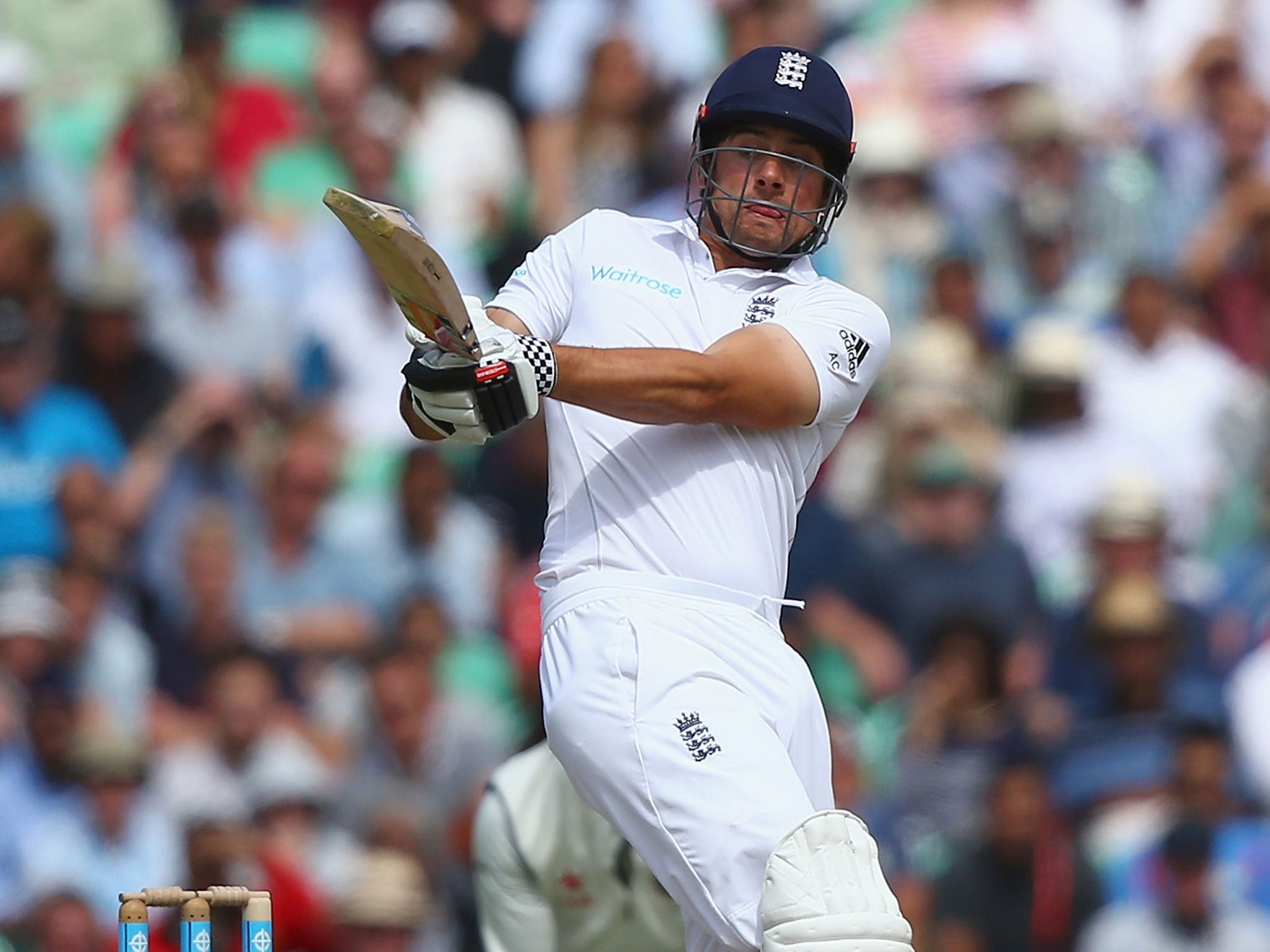 Cook surpassed his half-century but missed out on a long-awaited ton