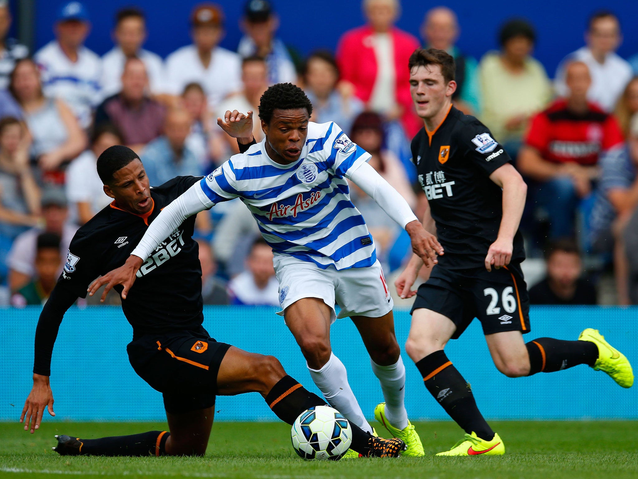 Despite speculation linking him with a move away from Loftus Road, Loic Remy started in the blue and white of QPR