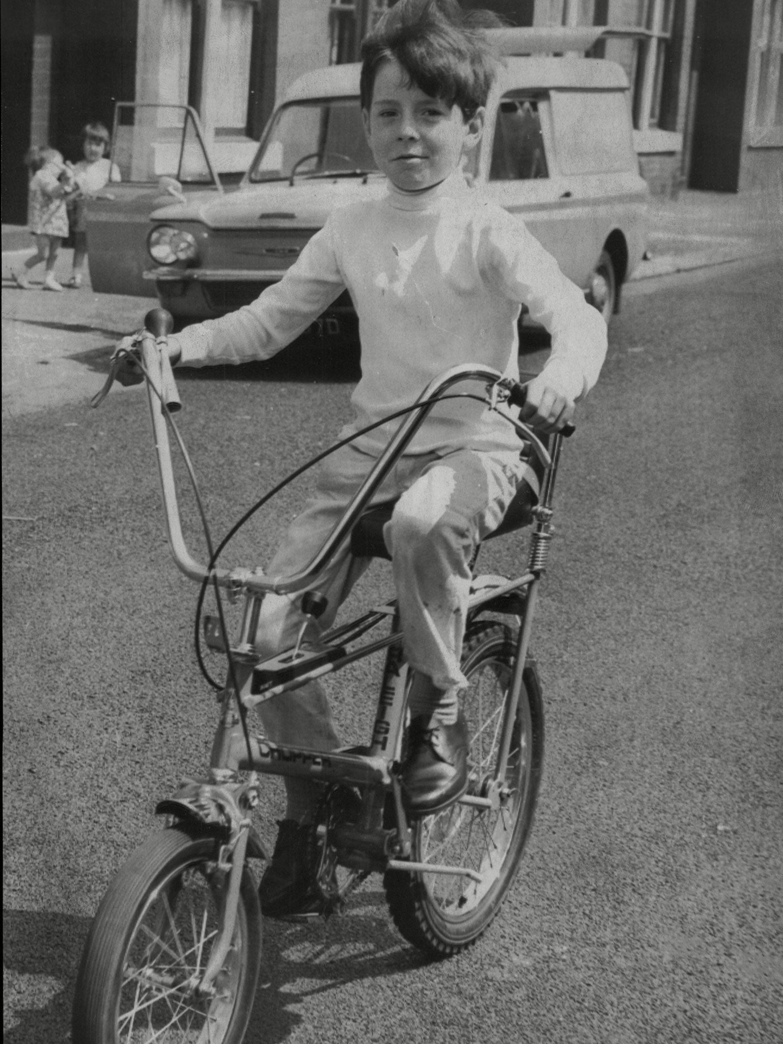 In 1970, schoolboy Peter Campbell was given a Chopper as a reward for handing money he had found in the street