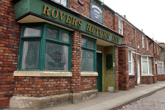 The famous 'Coronation Street' pub the Rovers Return Inn on the former set