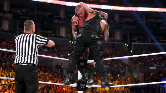 Orton and Reigns go to the top rope