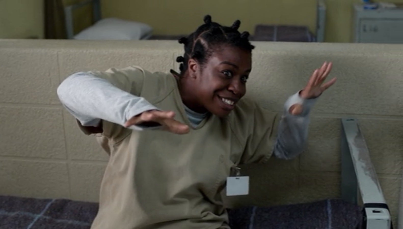 Uzo Aduba as Crazy Eyes in OITNB season 2