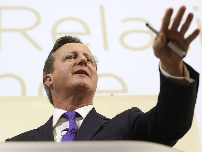 David Cameron speaking at the Relationships Alliance Summit 2014, where he spoke of the Government's commitment to families.