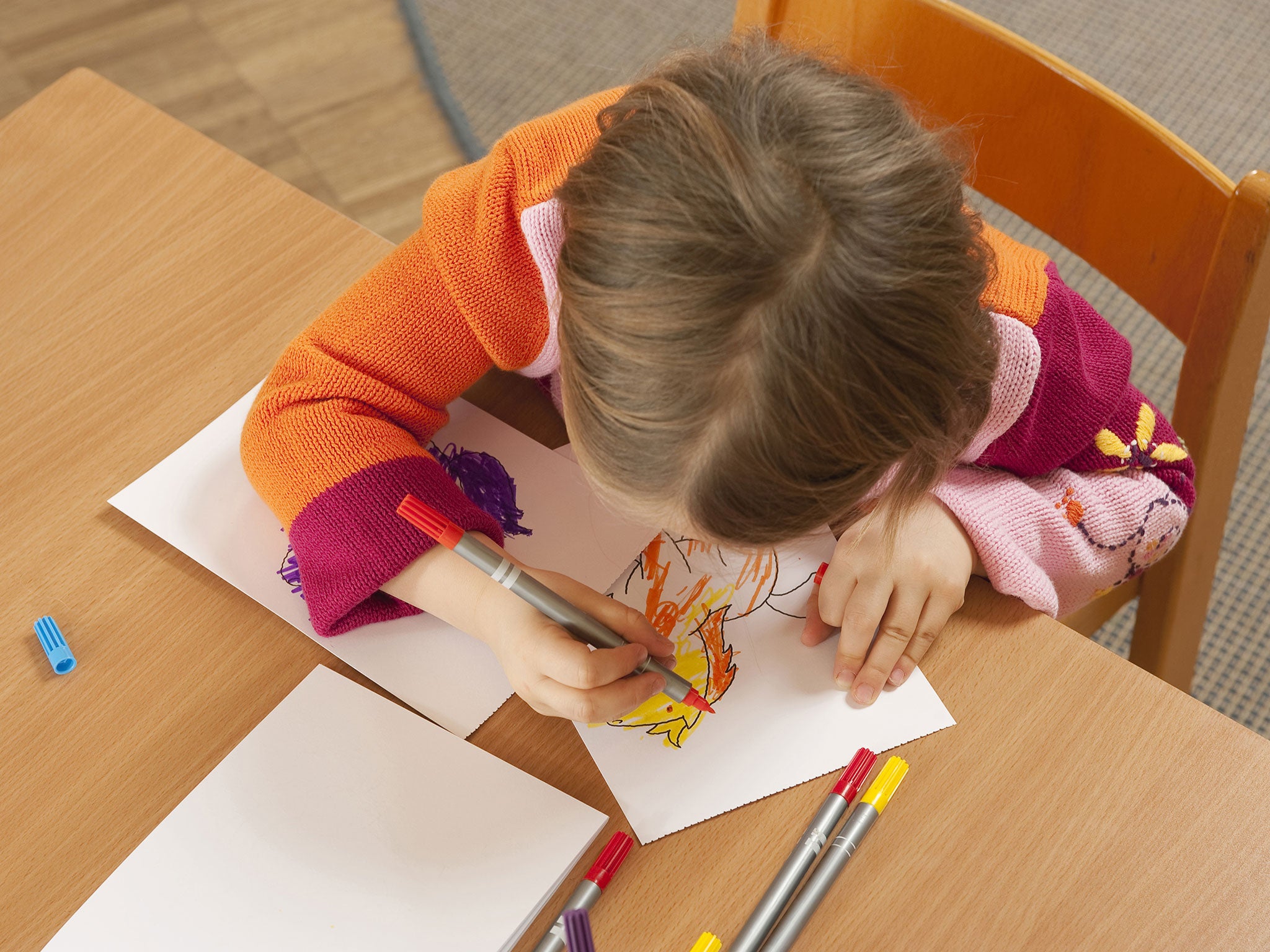 Children who can draw a more accurate picture of a human at four are “moderately” more likely to be do well in intelligence tests at 14, studies have found