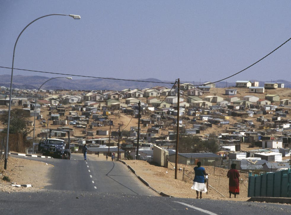 Katutura Black Township, located in Windhoek, Namibia