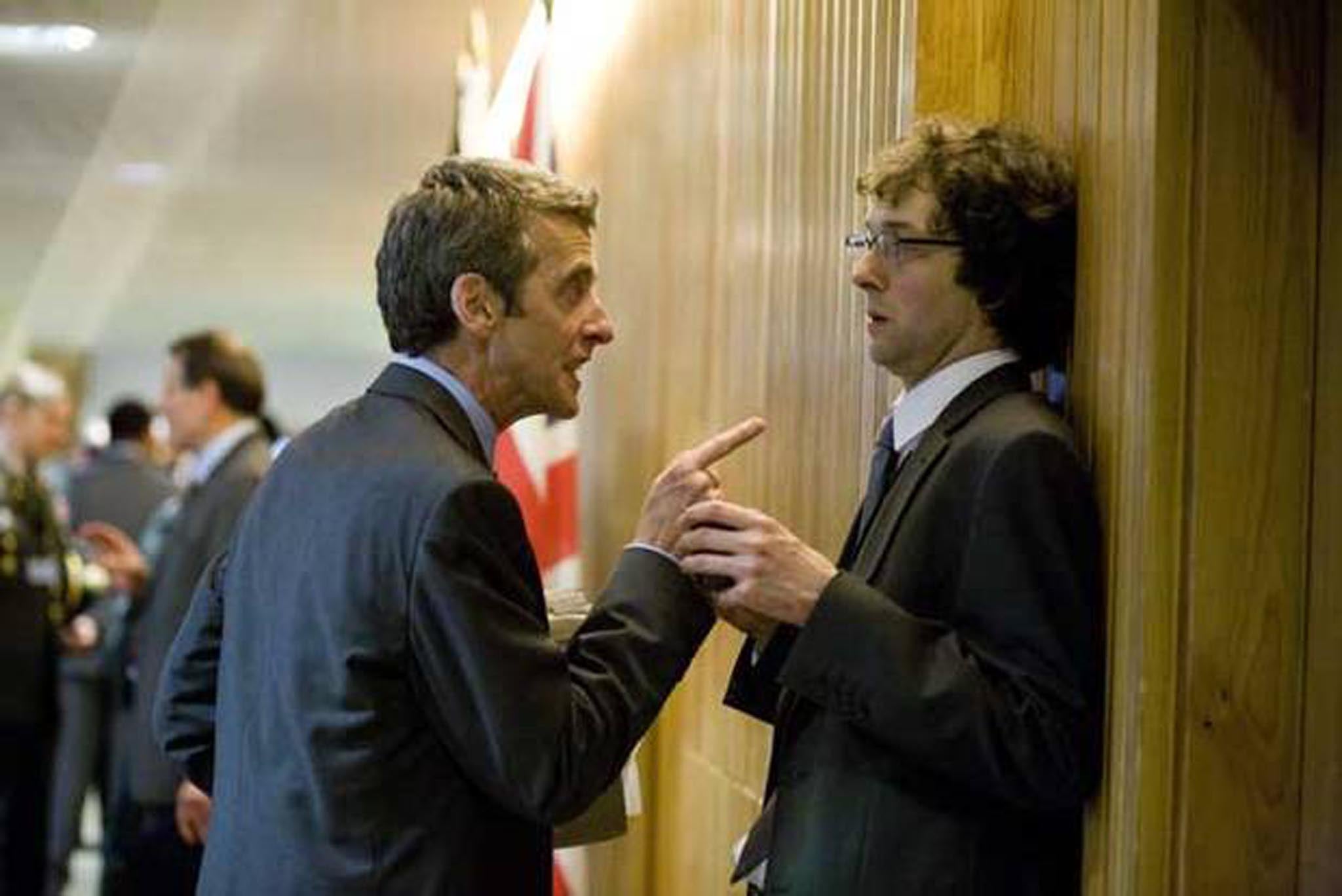 Peter Capaldi and Chris Addison star in political comedy The Thick of IT