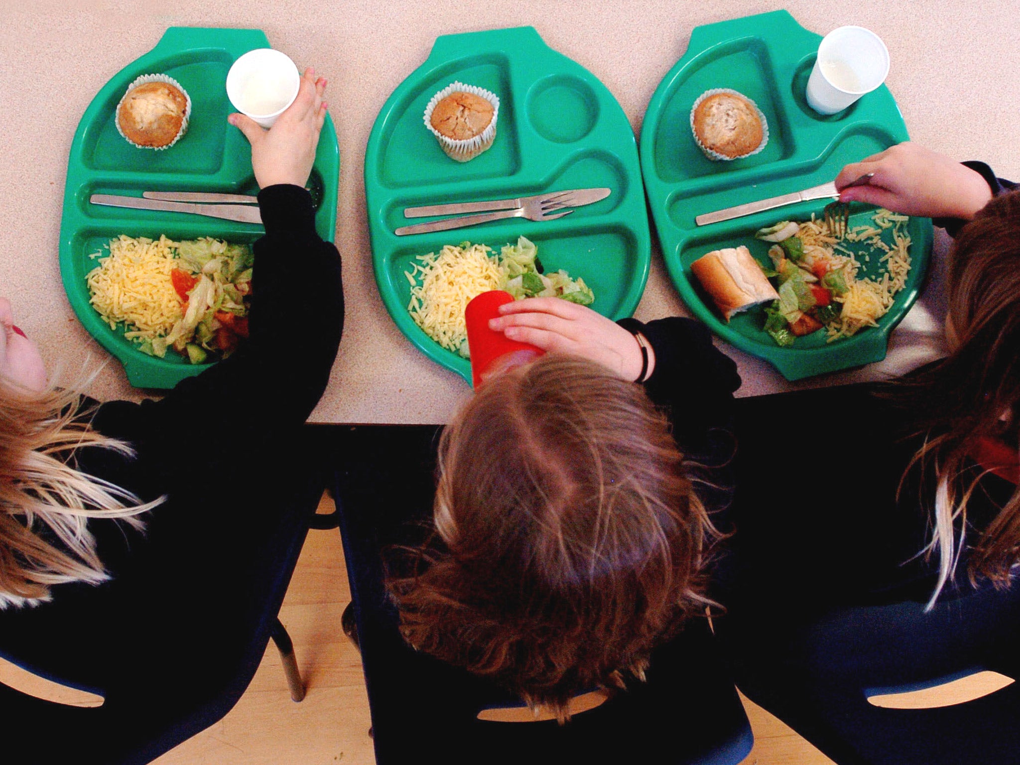 Teaching assistants and school support staff are paying for food for hungry children (File photo)