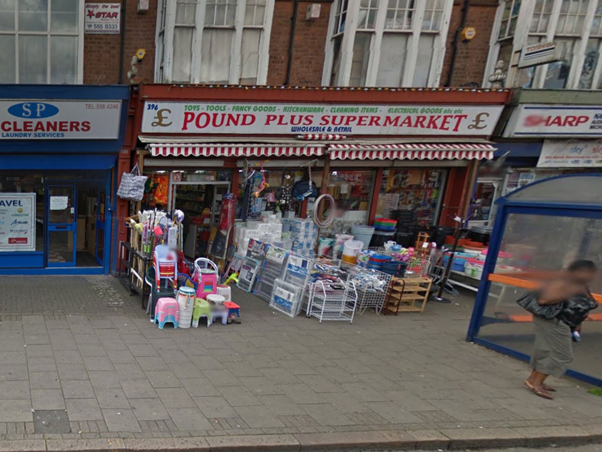 The Pound Plus store in Birmingham where thieves stole almost £5,000 worth of cleaning products