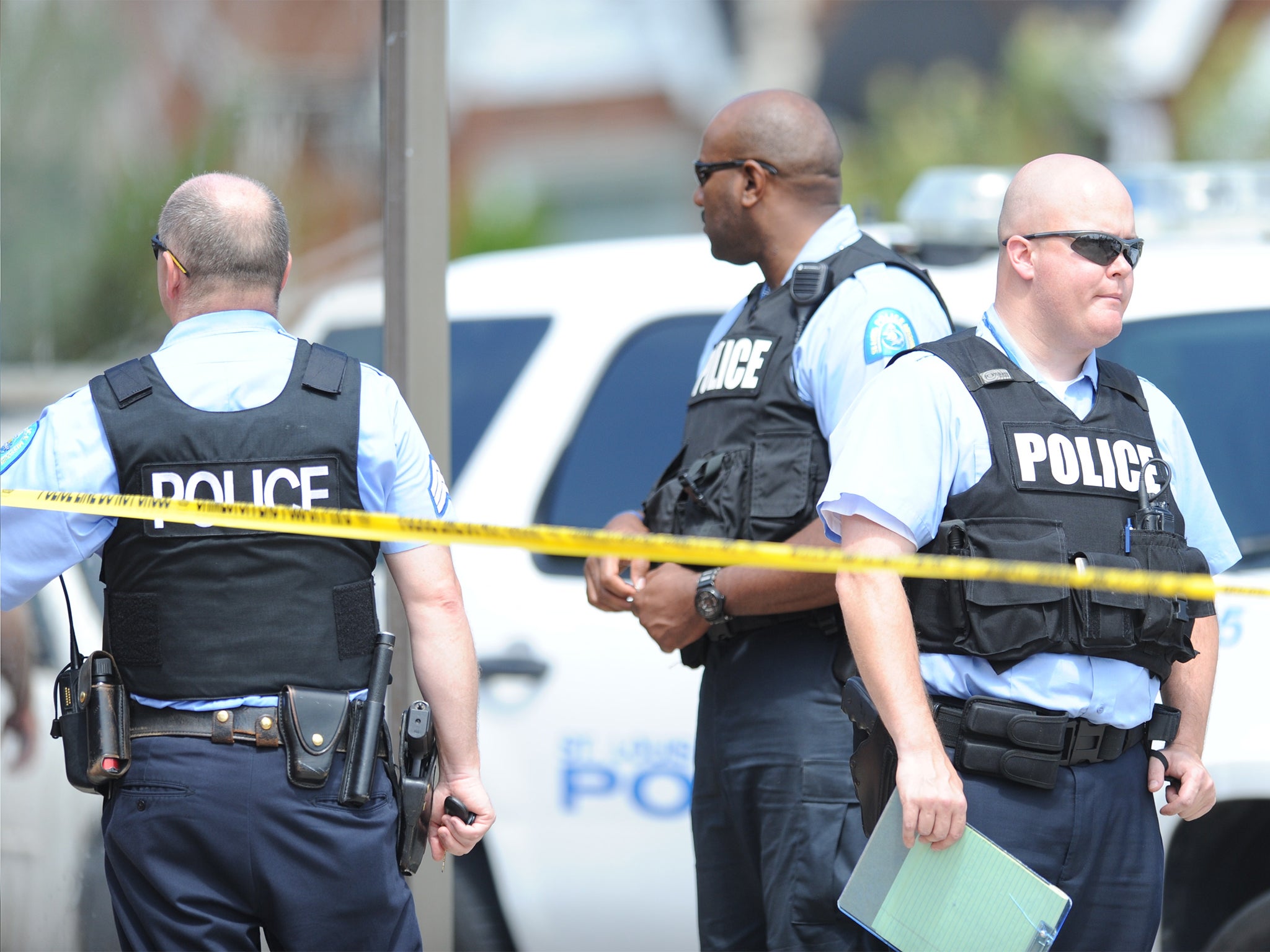 St. Louis Police have shot dead another man, a short distance from Ferguson, Missouri, the scene of protests over the killing of teenager Mike Brown