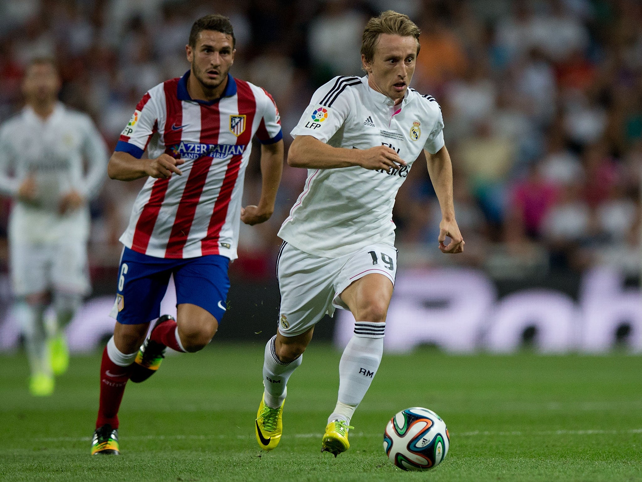 Luka Modric in action for Real Madrid