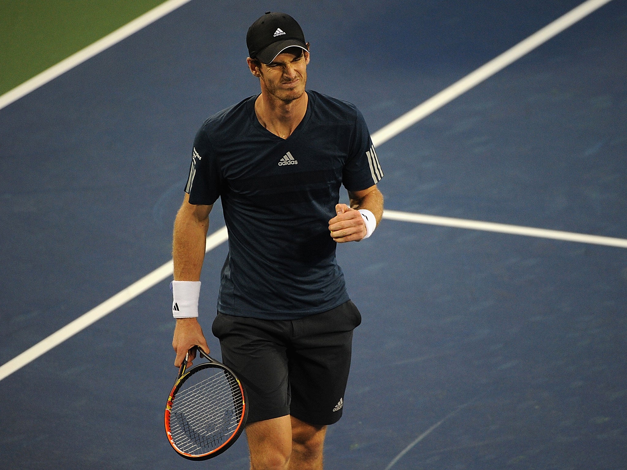 Andy Murray cannot disguise his frustration during his defeat by Roger Federer in Cincinnati last week