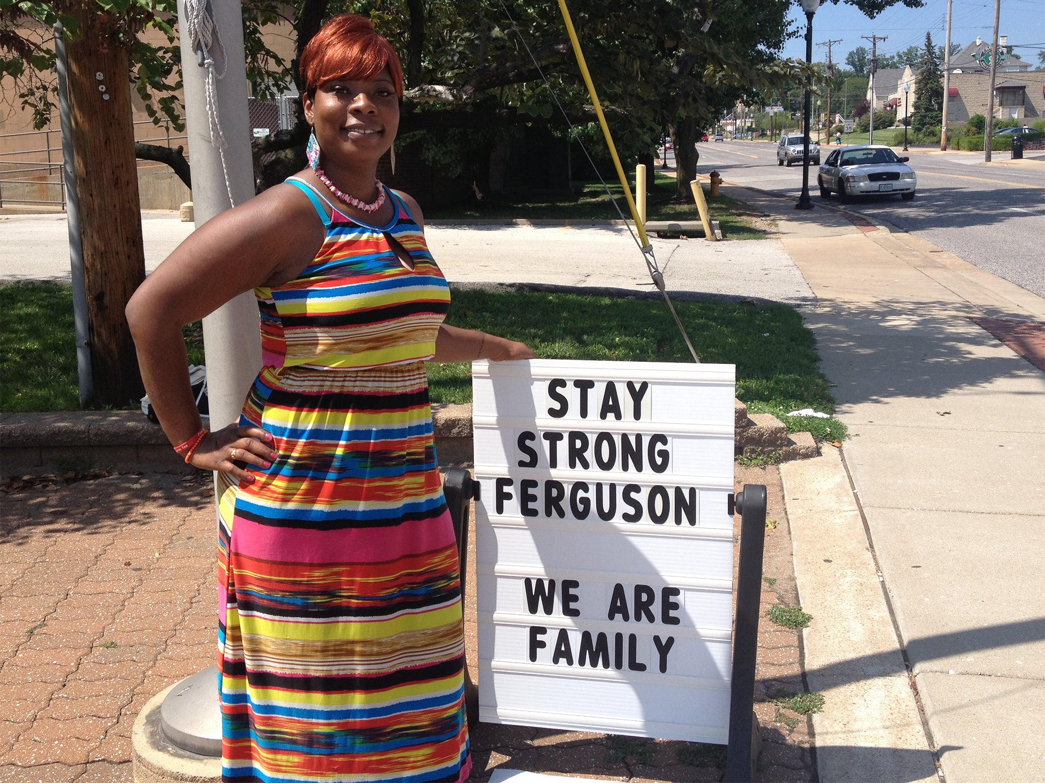 Jernetta Conner says she may be forced to move her family away from Ferguson if the civil unrest continues