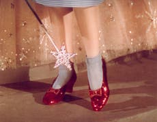 $1 million reward offered for the return of Judy Garland's ruby red slippers, a decade after they were stolen from a museum