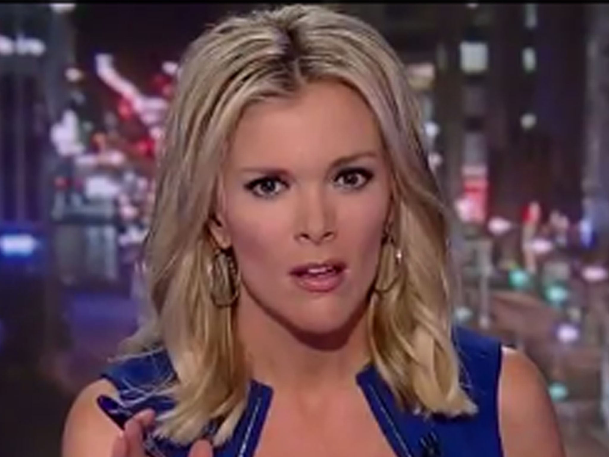 Megyn Kelly interrupted the broadcast 