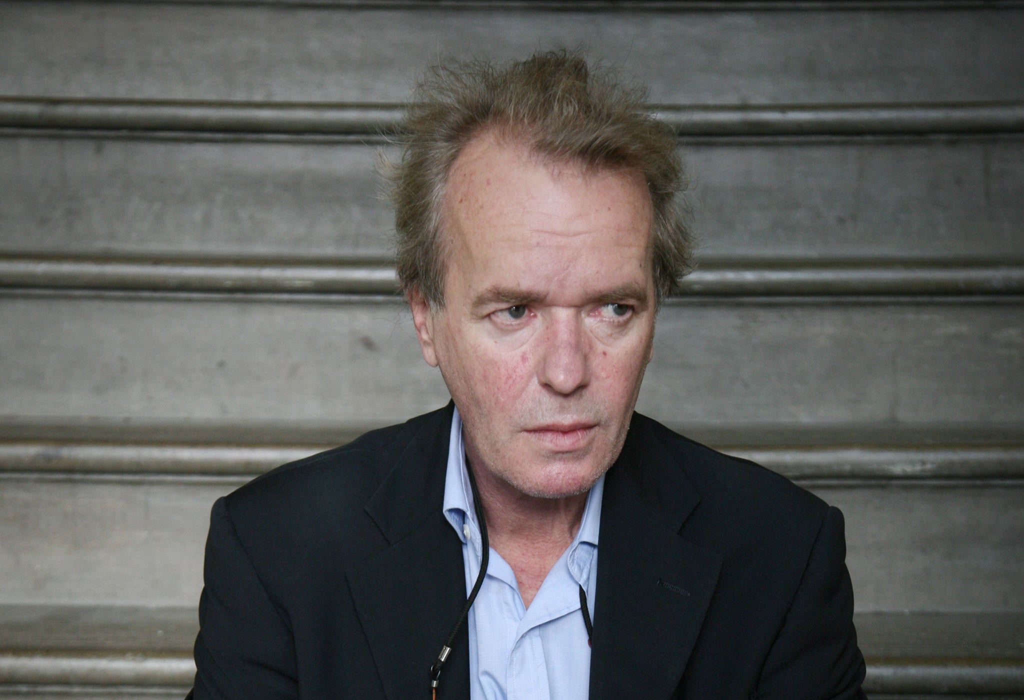 Novelist Martin Amis at The Times Cheltenham Literature Festival