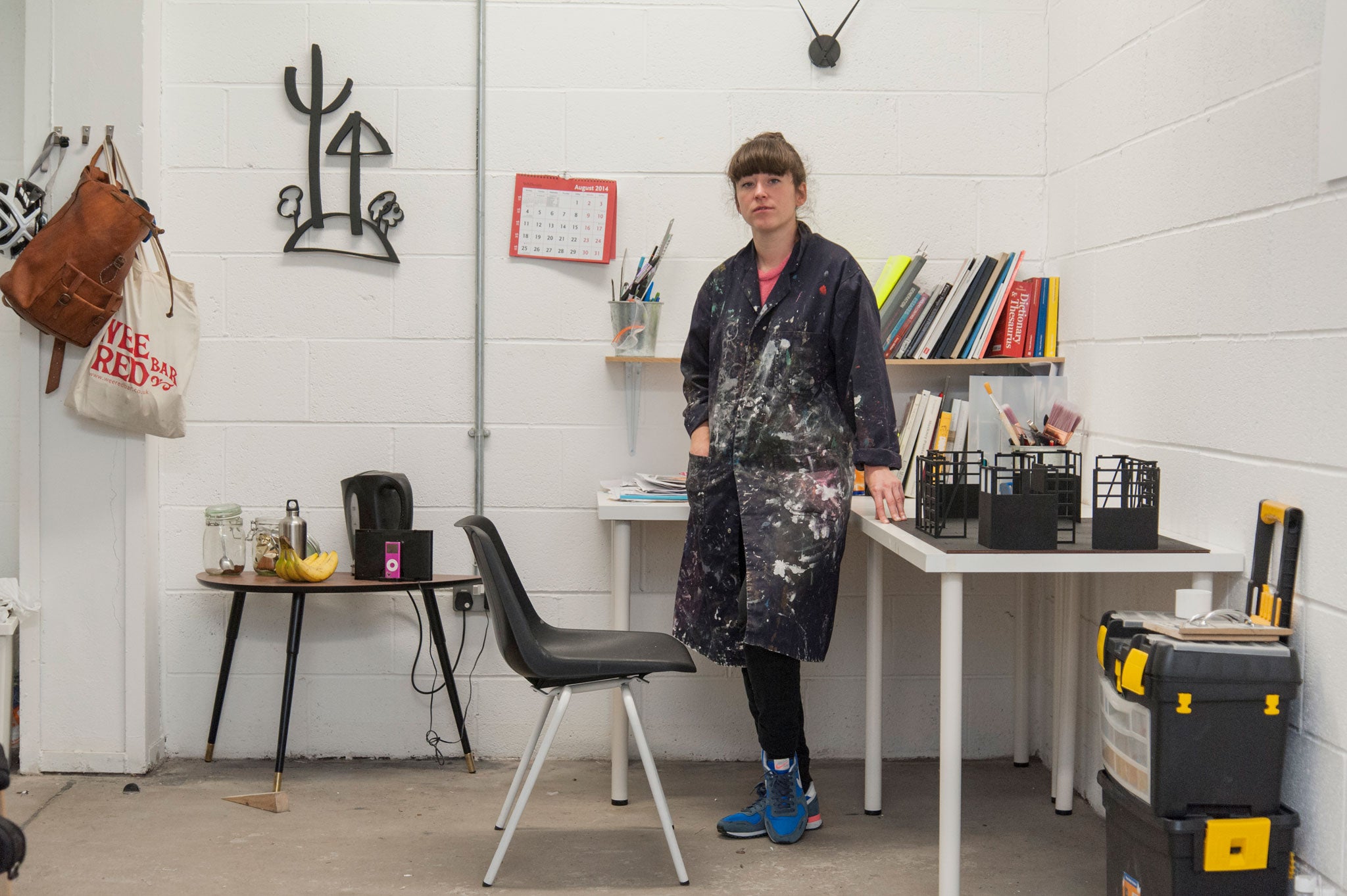 White light: Tessa Lynch in her Glasgow studio