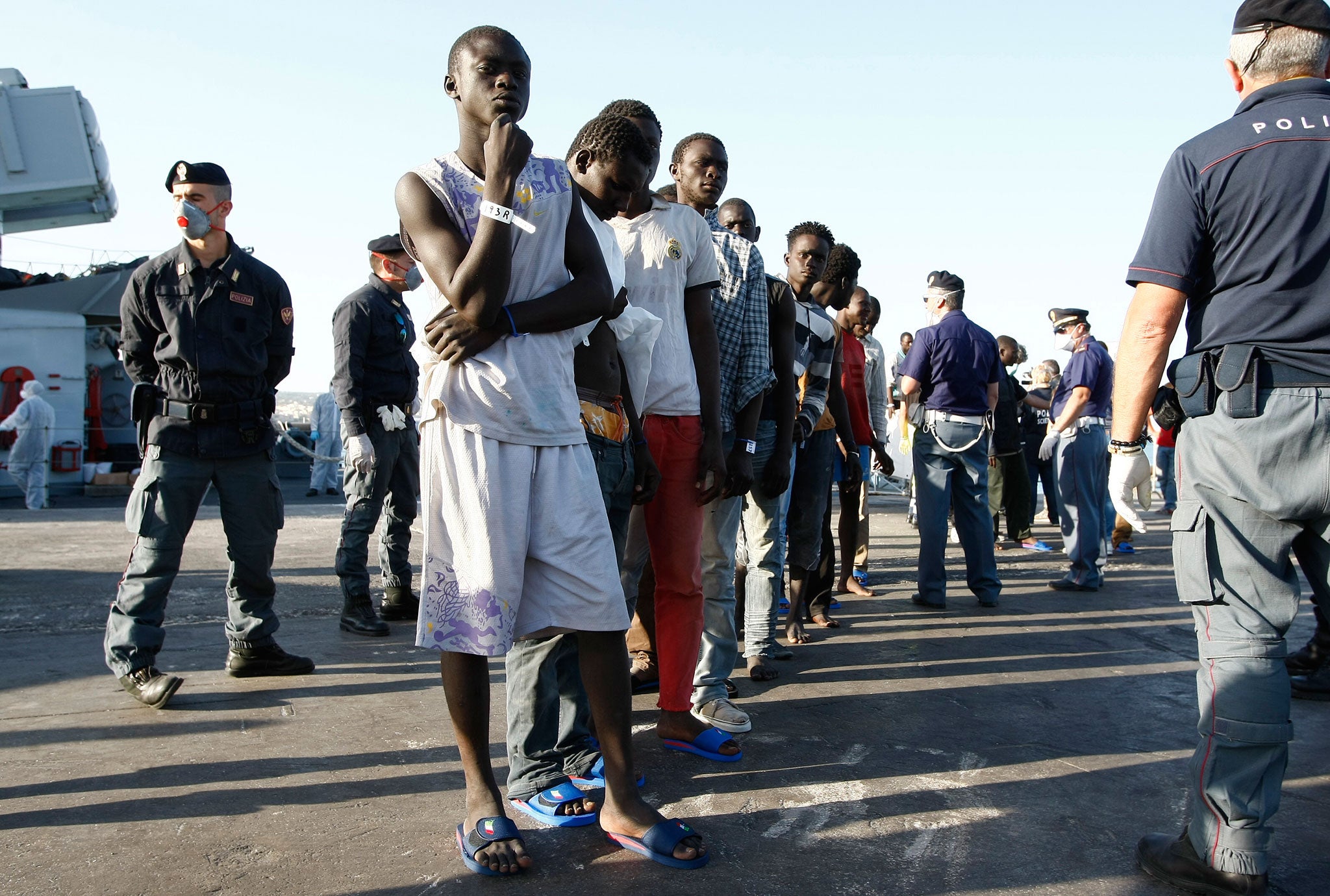 What Happens To African Migrants Once They Land In Italy During The Summer The Independent
