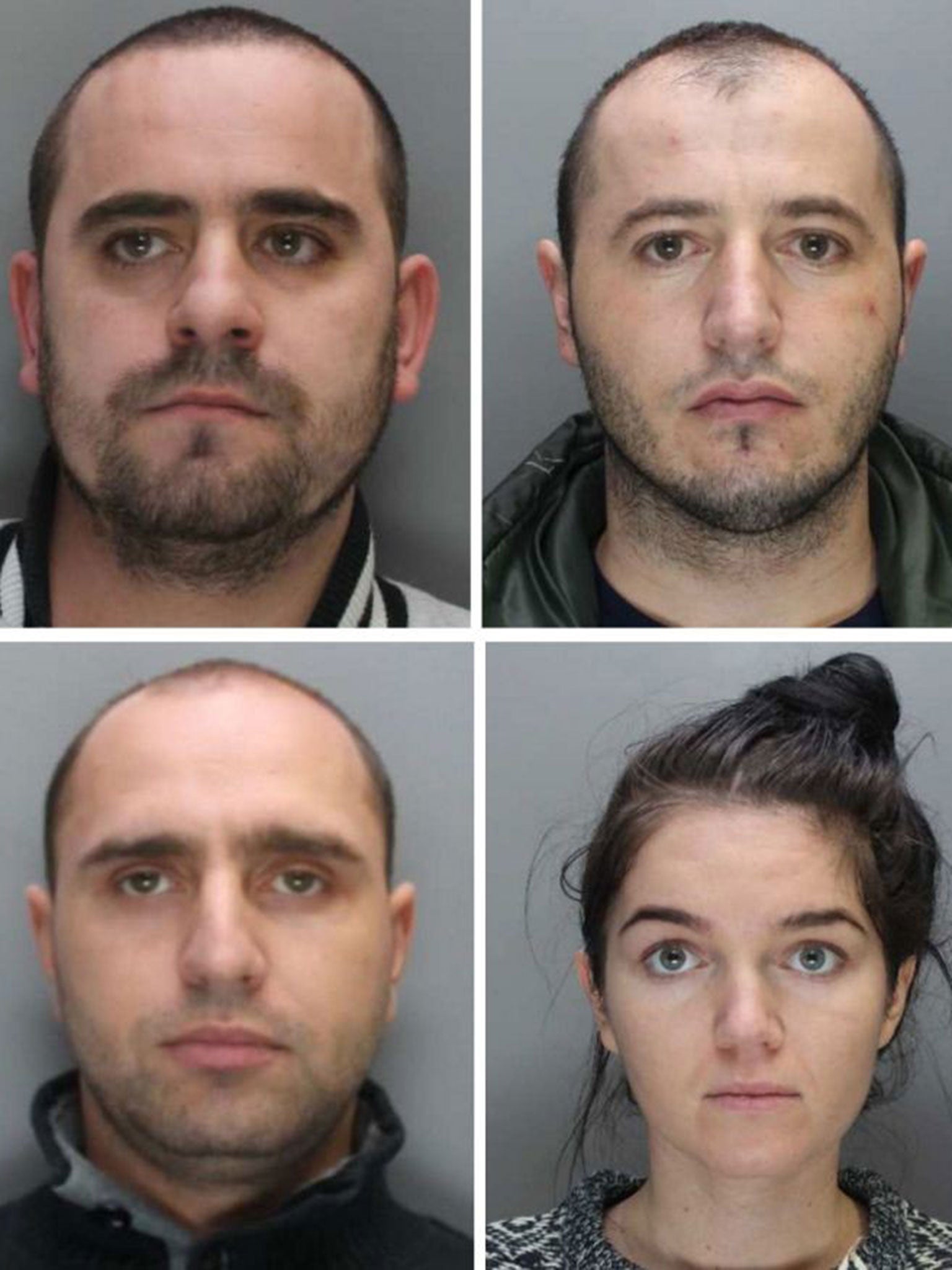 Florin Ioan Silaghi, Vasile Daniel Pop, Adriana Alexandra Turc and Ovidiu Florin Metac, were all part of the gang of Romanian fraudsters who stole an estimated £16 million-worth of bank card details from more than 60,000 people in the UK and abroad