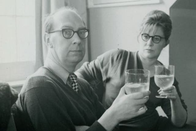 The exchange of love: Philip Larkin in 1946 with Monica Jones, with whom he had a 40-year relationship