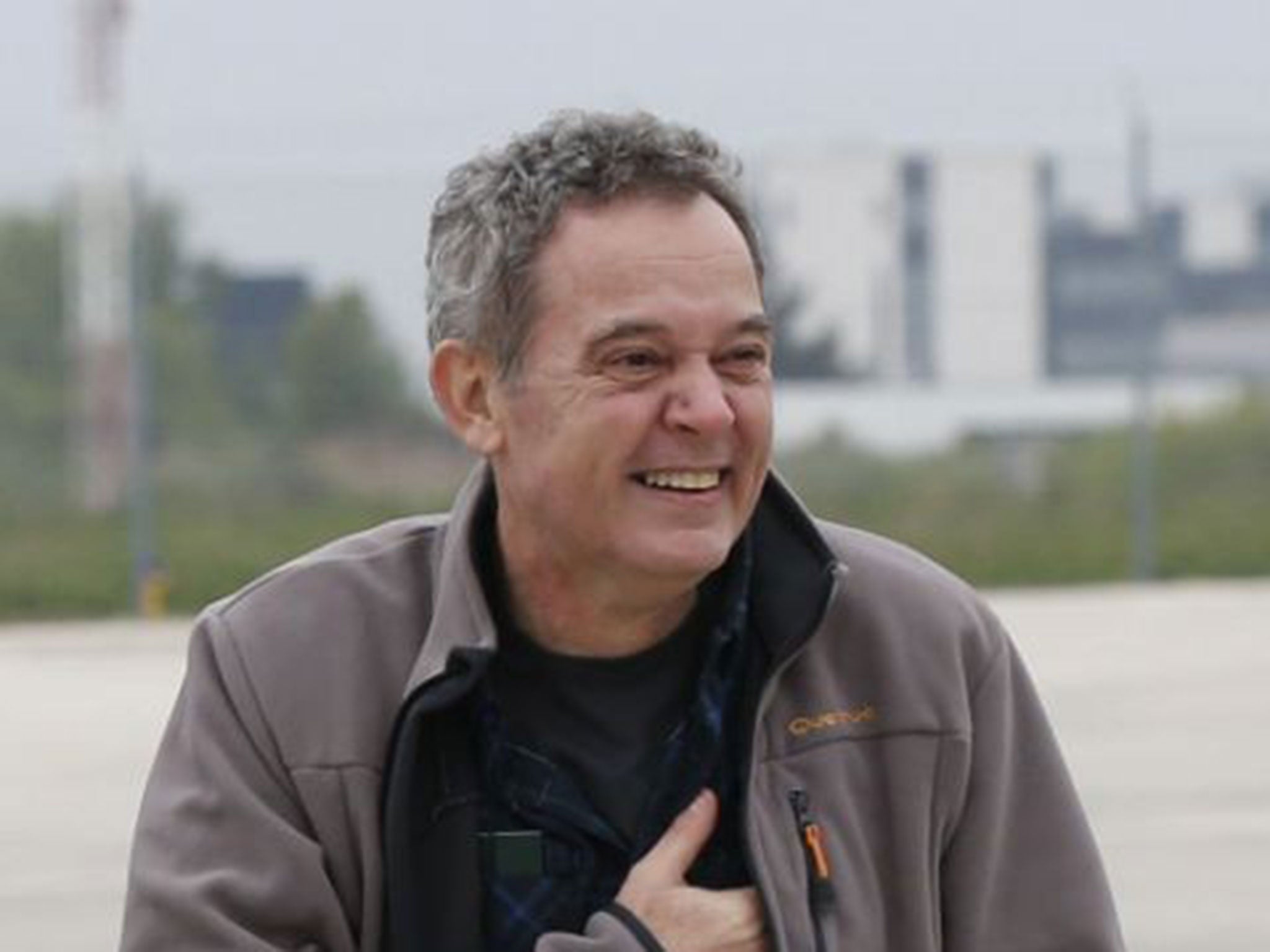 Journalist Didier François after his release