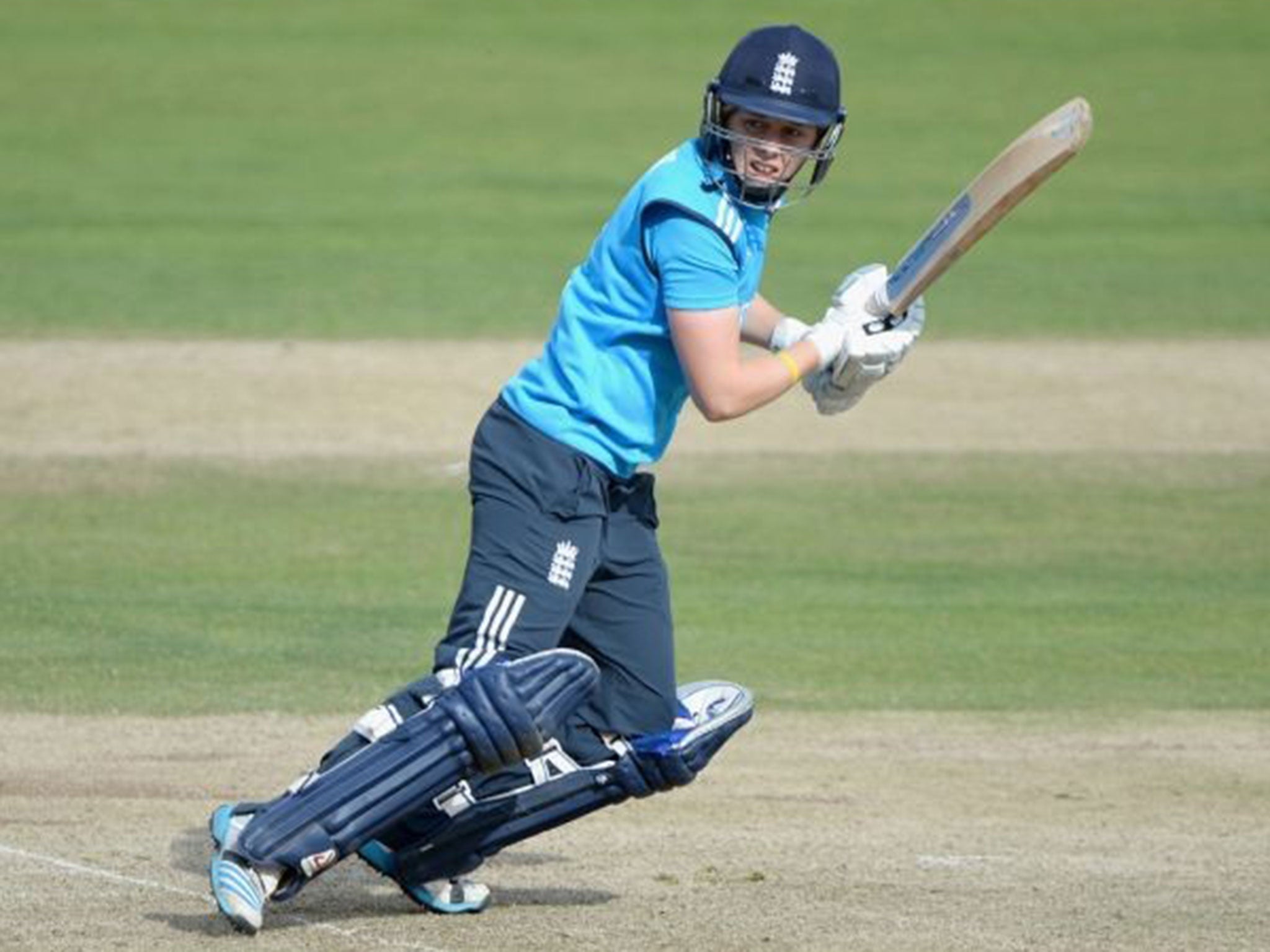 Heather Knight bats during the 1st Royal London ODI between England and India