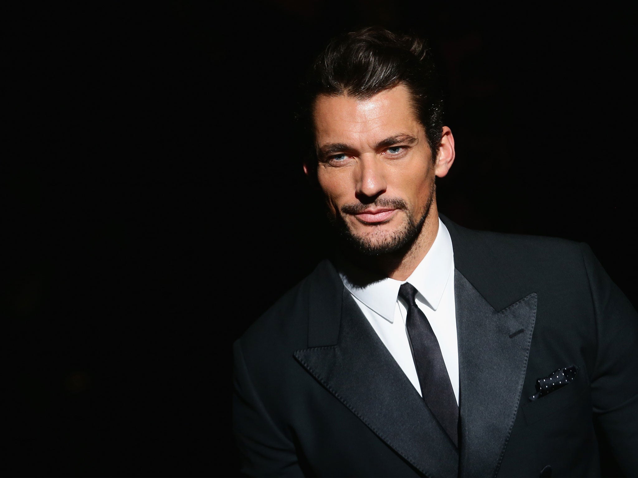 David Gandy at Milan Fashion Week