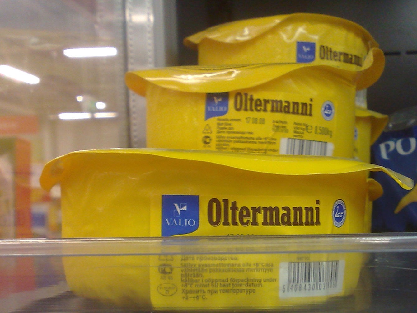 Oltermanni cheese on sale in Estonia. Picture by Ville Säävuori