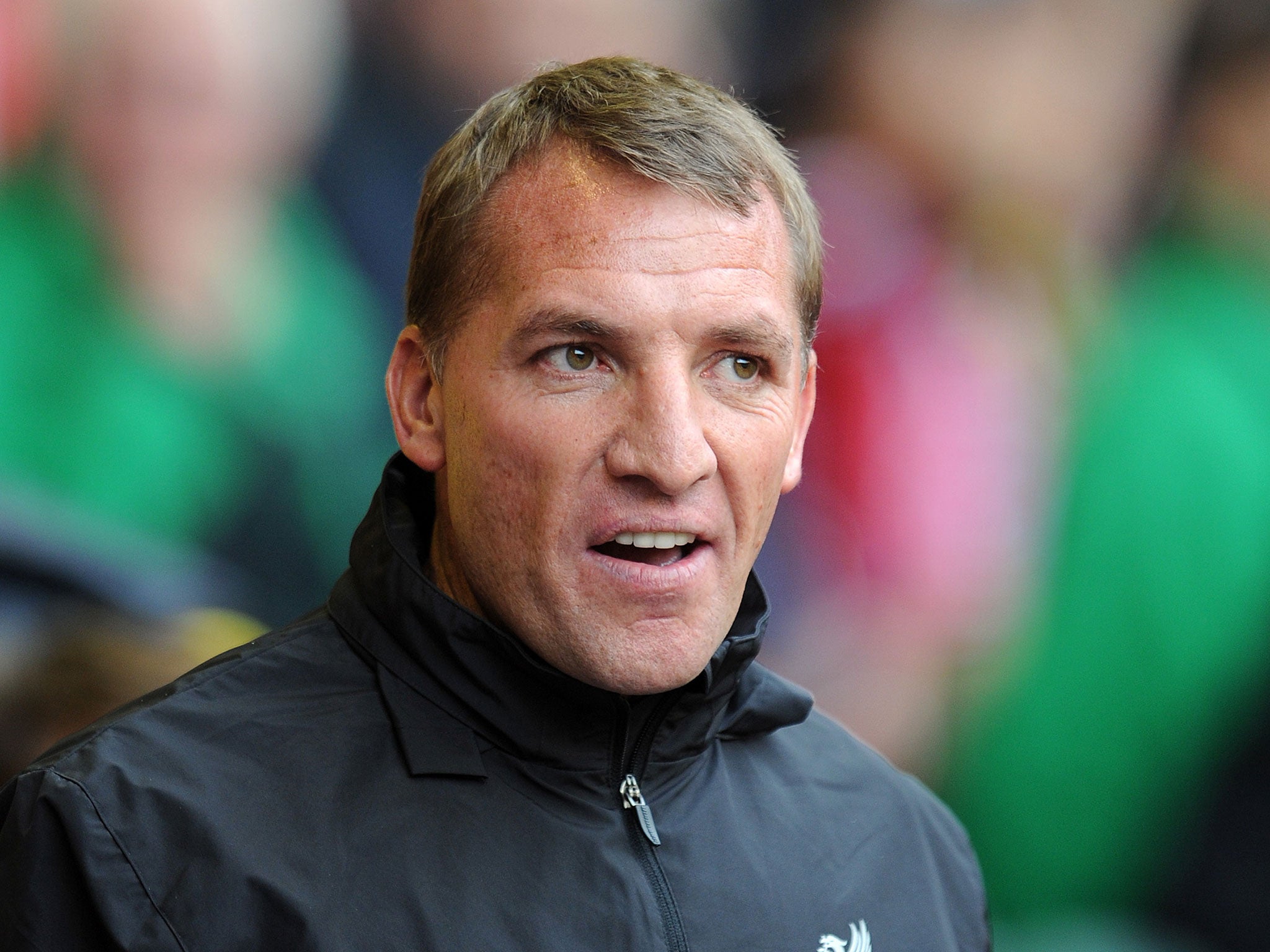 Brendan Rodgers looks on from the sidelines
