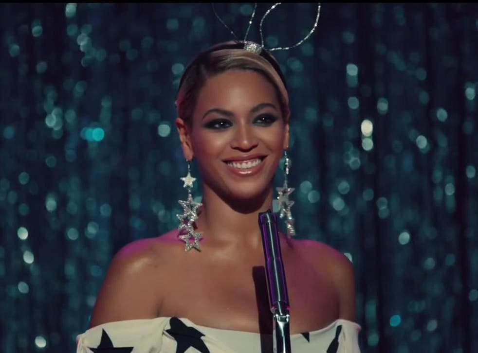Beyonce in her video for 'Pretty Hurts'
